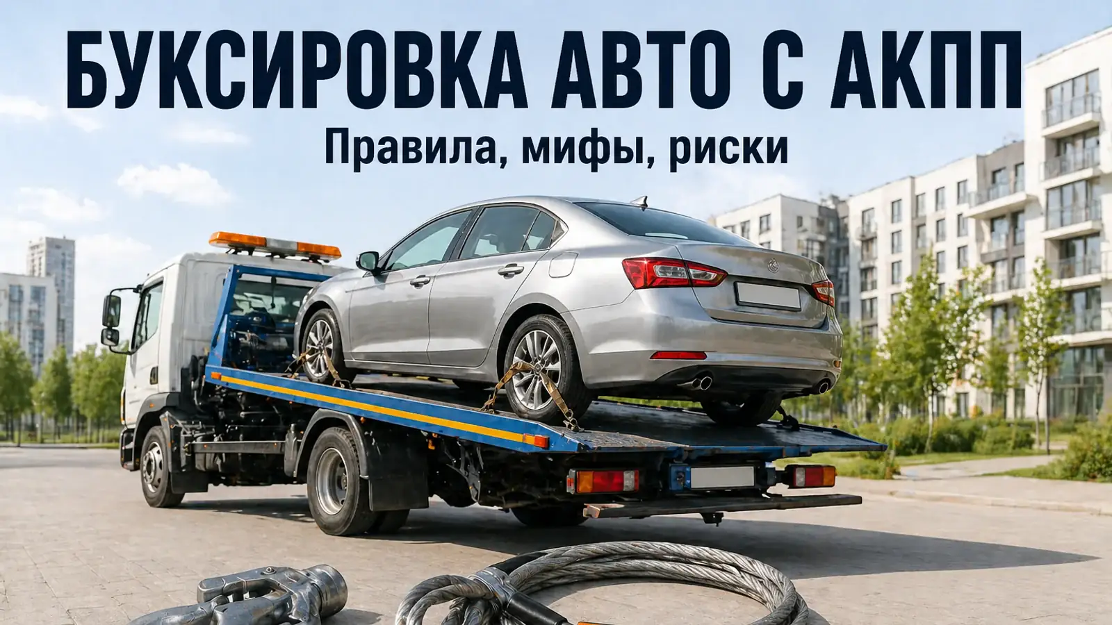 Как буксировать машину с АКПП: правила, мифы, риски