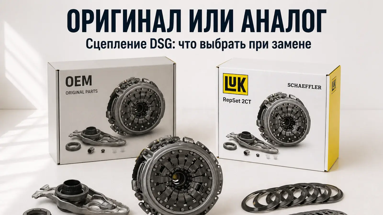 Оригинал или аналог на DSG: что выбрать при замене сцепления