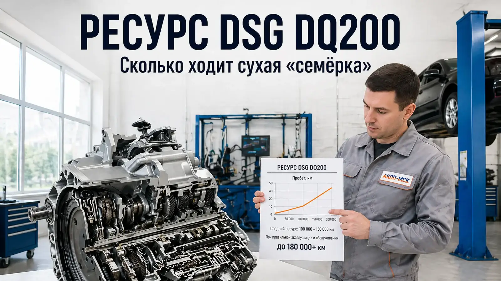 Ресурс DSG DQ200: сколько ходит сухая «семёрка»