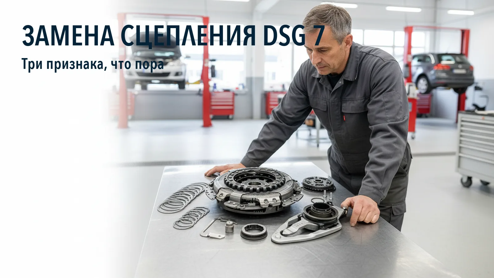 Три признака, что DSG 7 пора менять сцепление
