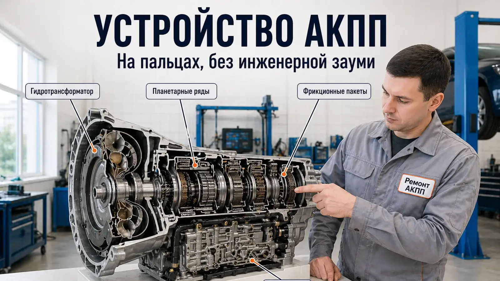 Как устроена АКПП: объяснение на пальцах без инженерных терминов