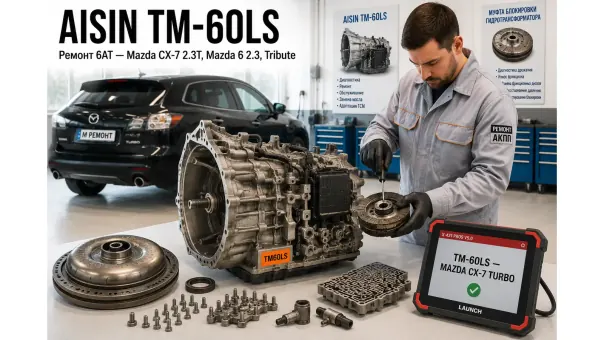 Ремонт коробки передач Aisin TM-60LS в АКПП-МСК — АКПП