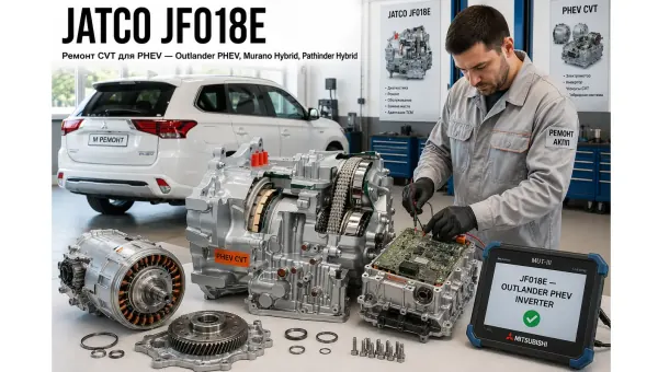 Ремонт коробки передач Jatco JF018E (CVT8 PHEV) в АКПП-МСК — CVT