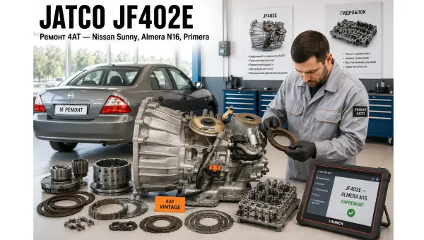 Ремонт коробки передач Jatco JF402E (старая 4AT) в АКПП-МСК — АКПП