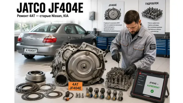 Ремонт коробки передач Jatco JF404E в АКПП-МСК — АКПП