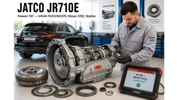 Ремонт коробки передач Jatco JR710E / JR711E (RE7R01H) в АКПП-МСК — АКПП