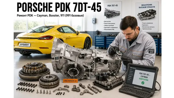 Ремонт коробки передач ZF 7DT-45 (PDK) в АКПП-МСК — DCT