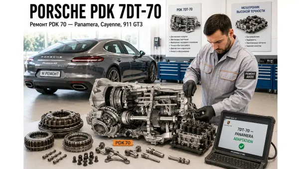 Ремонт коробки передач ZF 7DT-70 (PDK / S tronic) в АКПП-МСК — DCT