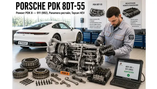 Ремонт коробки передач ZF 8DT-55 в АКПП-МСК — DCT