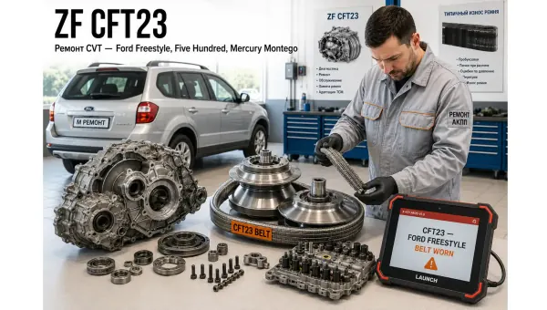Ремонт коробки передач ZF CFT23 в АКПП-МСК — CVT