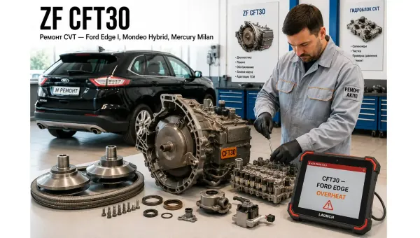 Ремонт коробки передач ZF CFT30 в АКПП-МСК — CVT