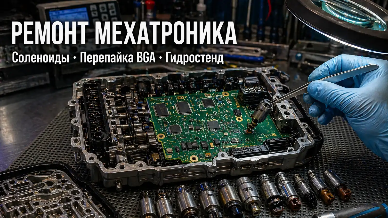 Ремонт мехатроника коробки передач Audi Audi TT (2006–2023) в Москве — гарантия 12 месяцев, бесплатная диагностика