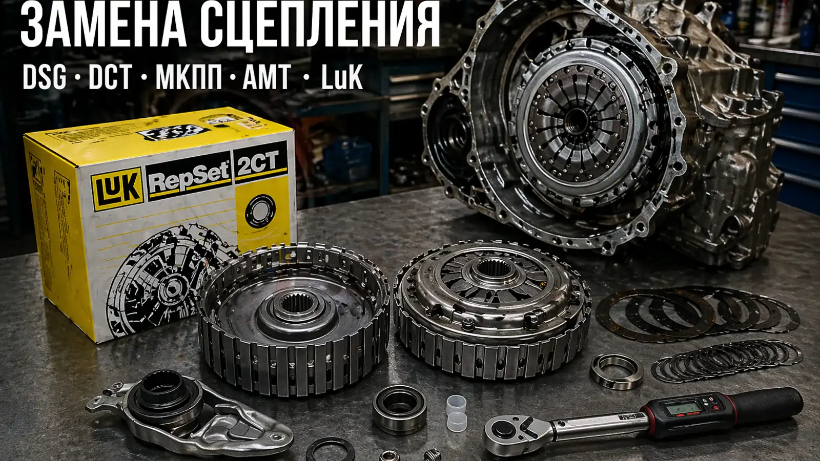 Замена сцепления коробки передач Audi Audi Q5 (2008–2024) в Москве — гарантия 12 месяцев, бесплатная диагностика